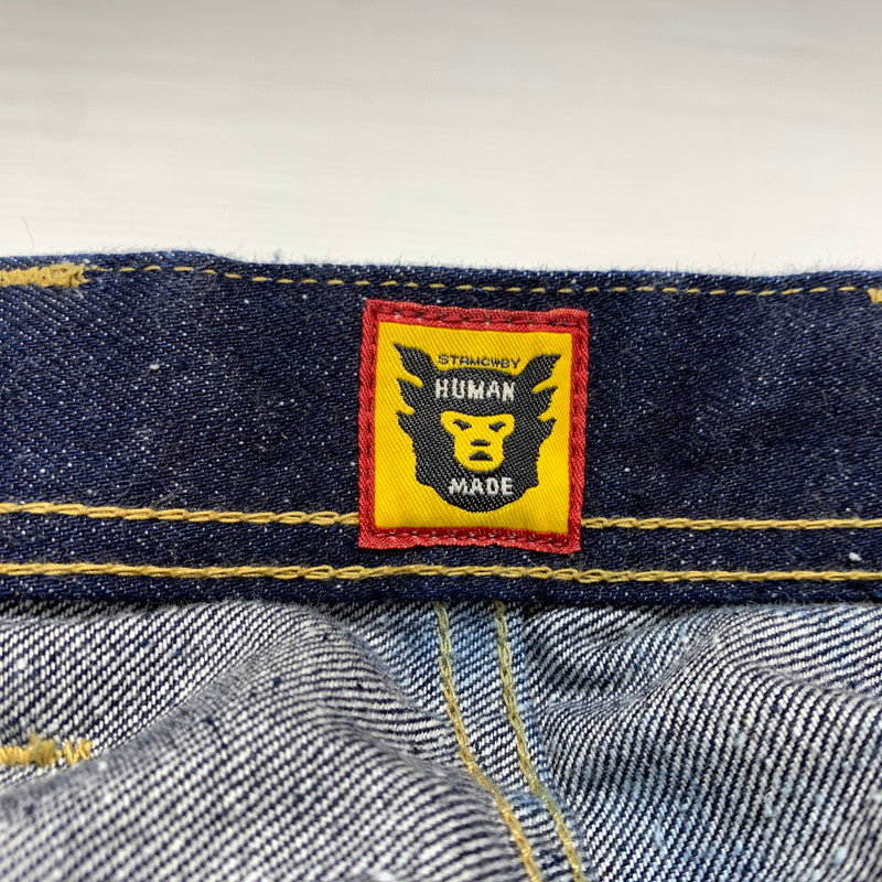 【中古品】【メンズ】 HUMAN MADE ヒューマンメイド DENIM WORK PANTS HM28PT007 デニム ワークパンツ ボトムス ジーンズ 153-260815-ko-13-teih サイズ：34 カラー：インディゴ 万代Net店