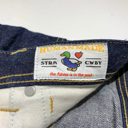 【中古品】【メンズ】 HUMAN MADE ヒューマンメイド DENIM WORK PANTS HM28PT007 デニム ワークパンツ ボトムス ジーンズ 153-260815-ko-13-teih サイズ：34 カラー：インディゴ 万代Net店