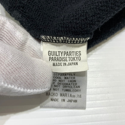 【中古品】【メンズ】 WACKO MARIA ワコマリア GUILTY PARTIES CREW NECK SWEAT ギルティパーティズ クルーネック スウェット トップス トレーナー 140-260815-ko-05-teih サイズ：L カラー：ブラック 万代Net店