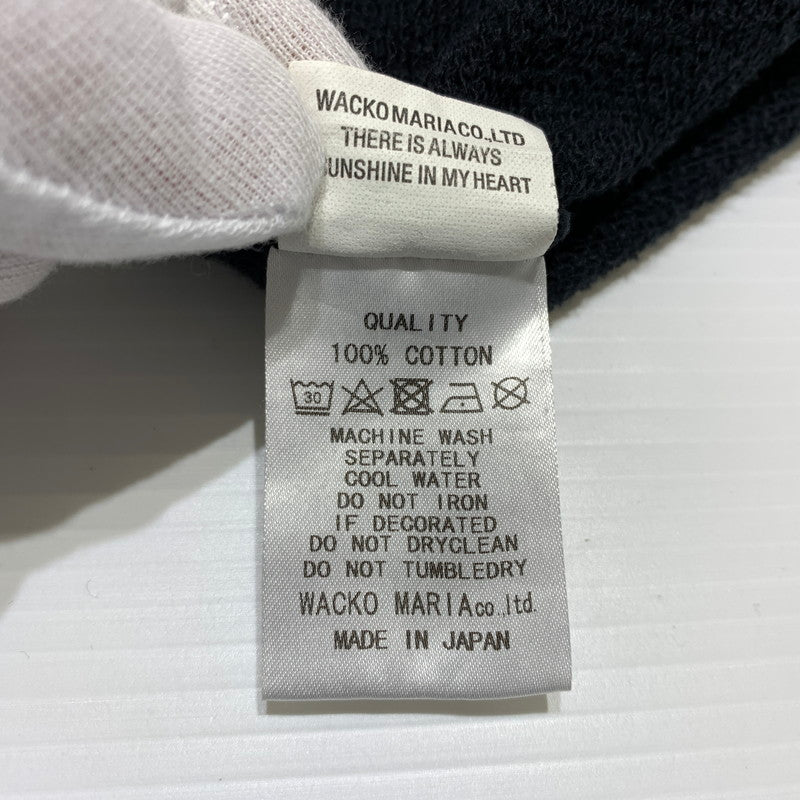 【中古品】【メンズ】 WACKO MARIA ワコマリア GUILTY PARTIES CREW NECK SWEAT ギルティパーティズ クルーネック スウェット トップス トレーナー 140-260815-ko-05-teih サイズ：L カラー：ブラック 万代Net店