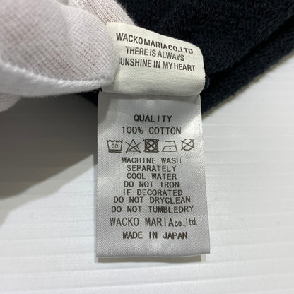 【中古品】【メンズ】 WACKO MARIA ワコマリア GUILTY PARTIES CREW NECK SWEAT ギルティパーティズ クルーネック スウェット トップス トレーナー 140-260815-ko-05-teih サイズ：L カラー：ブラック 万代Net店