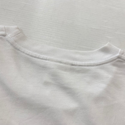 【中古品】【メンズ】 A BATHING APE ア ベイシング エイプ FLAME APE HEAD RELAXED FIT TEE 001TEK301320M フレイム エイプ ヘッド リラックスド フィット Tシャツ 半袖 トップス 142-260821-sa -08-tei サイズ：L カラー：ホワイト 万代Net店