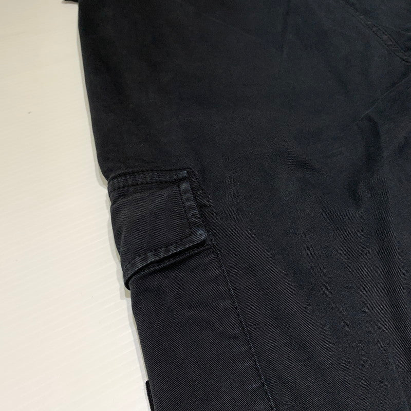 【中古品】【メンズ】 STONE ISLAND ストーンアイランド RE-T CARGO PANTS 731531310 カーゴパンツ ボトムス ワークパンツ 141-260815-ko-14-teih サイズ：30 カラー：ブラック 万代Net店