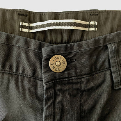 【中古品】【メンズ】 STONE ISLAND ストーンアイランド RE-T CARGO PANTS 731531310 カーゴパンツ ボトムス ワークパンツ 141-260815-ko-14-teih サイズ：30 カラー：ブラック 万代Net店