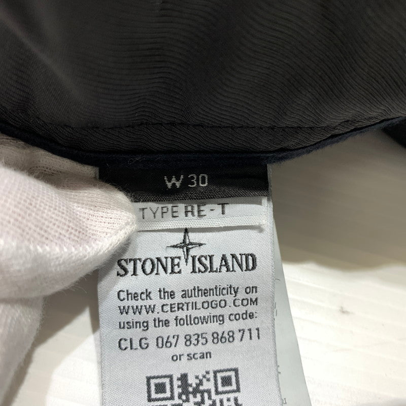 【中古品】【メンズ】 STONE ISLAND ストーンアイランド RE-T CARGO PANTS 731531310 カーゴパンツ ボトムス ワークパンツ 141-260815-ko-14-teih サイズ：30 カラー：ブラック 万代Net店