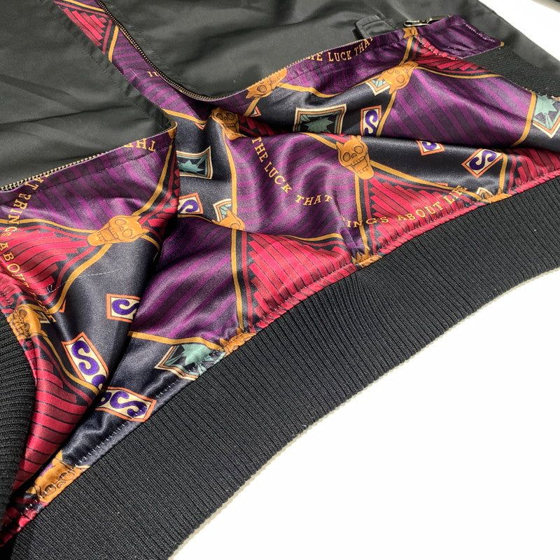 【中古品】【メンズ】 GLAMB グラム × ジョジョの奇妙な冒険 別注 コラボ KILLER QUEEN JACKET キラークイーンジャケット アウター リバーシブルジャケット 142-260815-ko-08-teih サイズ：M カラー：ブラック/柄 万代Net店
