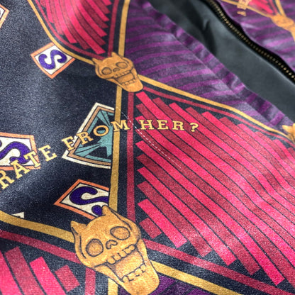 【中古品】【メンズ】 GLAMB グラム × ジョジョの奇妙な冒険 別注 コラボ KILLER QUEEN JACKET キラークイーンジャケット アウター リバーシブルジャケット 142-260815-ko-08-teih サイズ：M カラー：ブラック/柄 万代Net店