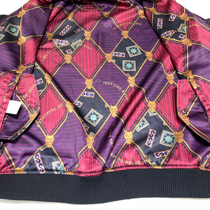 【中古品】【メンズ】 GLAMB グラム × ジョジョの奇妙な冒険 別注 コラボ KILLER QUEEN JACKET キラークイーンジャケット アウター リバーシブルジャケット 142-260815-ko-08-teih サイズ：M カラー：ブラック/柄 万代Net店