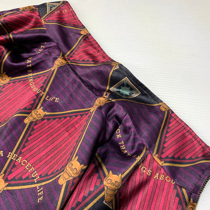 【中古品】【メンズ】 GLAMB グラム × ジョジョの奇妙な冒険 別注 コラボ KILLER QUEEN JACKET キラークイーンジャケット アウター リバーシブルジャケット 142-260815-ko-08-teih サイズ：M カラー：ブラック/柄 万代Net店