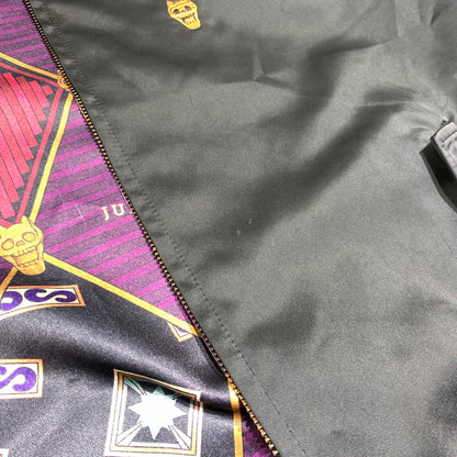 【中古品】【メンズ】 GLAMB グラム × ジョジョの奇妙な冒険 別注 コラボ KILLER QUEEN JACKET キラークイーンジャケット アウター リバーシブルジャケット 142-260815-ko-08-teih サイズ：M カラー：ブラック/柄 万代Net店
