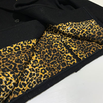 【現状渡し品】【メンズ】 THE CRIME クライミー WOOL MELTON PEA COAT ウールメルトン Pコート アウター ジャケット 147-260815-ko-09-teih サイズ：M カラー：ブラック 万代Net店
