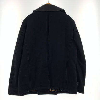 【現状渡し品】【メンズ】 THE CRIME クライミー WOOL MELTON PEA COAT ウールメルトン Pコート アウター ジャケット 147-260815-ko-09-teih サイズ：M カラー：ブラック 万代Net店