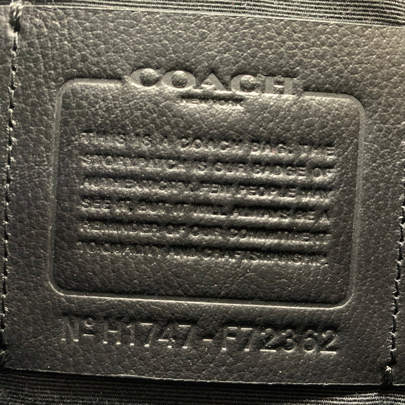 【中古品】【メンズ】 COACH コーチ CHARLES SMALL MESSENGER BAG LEATHER F72362 チャールズ スモール メッセンジャーバッグ レザー カバン 180-260822-ss-04-teih カラー：ブラック 万代Net店