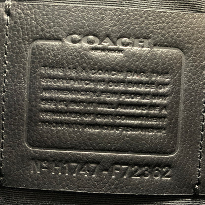 【中古品】【メンズ】 COACH コーチ CHARLES SMALL MESSENGER BAG LEATHER F72362 チャールズ スモール メッセンジャーバッグ レザー カバン 180-260822-ss-04-teih カラー：ブラック 万代Net店