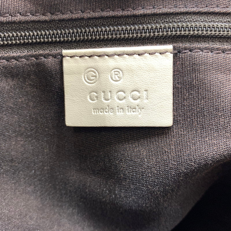【中古品】【レディース】 GUCCI グッチ GG CANVAS SHOULDER BAG LEATHER 388930 GGキャンバスショルダーバッグ レザー カバン 180-260822-ss-06-teih サイズ：※使用感、型崩れあり カラー：総柄 万代Net店
