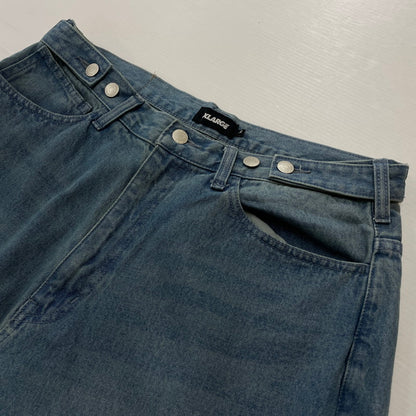 【中古品】【メンズ】 XLARGE エクストララージ BAGGY DENIM PANTS 101242031001 バギー デニムパンツ ボトムス ジーンズ 153-260826-ss-11-teih サイズ：34 カラー：インディゴ 万代Net店