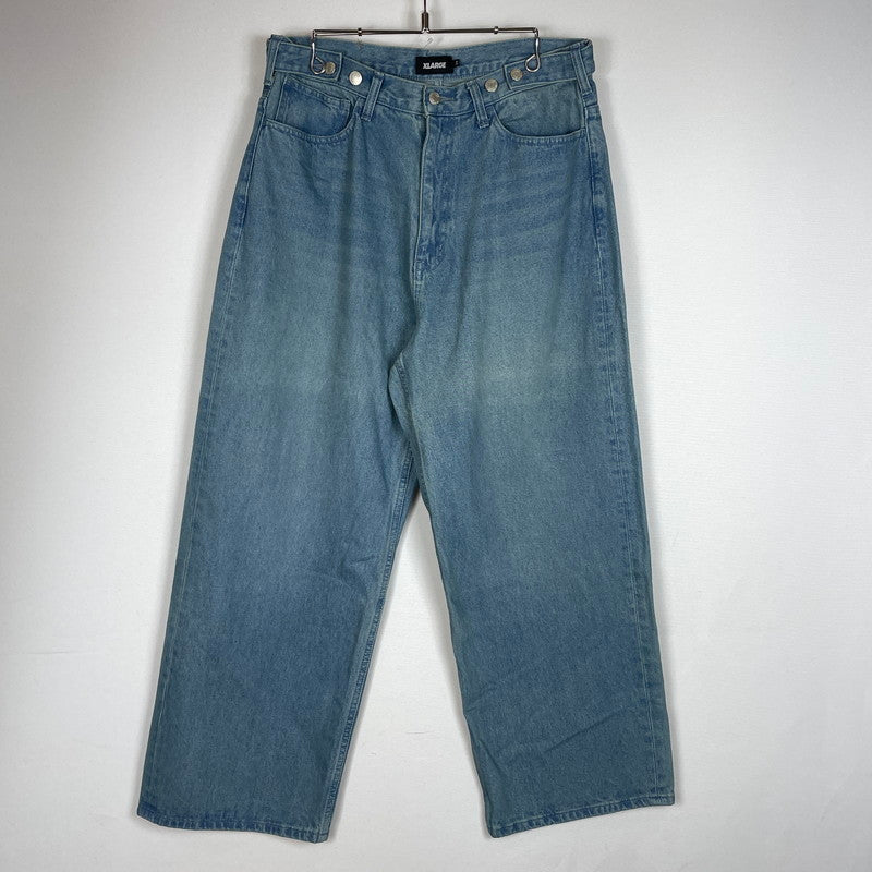 【中古品】【メンズ】 XLARGE エクストララージ BAGGY DENIM PANTS 101242031001 バギー デニムパンツ ボトムス ジーンズ 153-260826-ss-11-teih サイズ：34 カラー：インディゴ 万代Net店