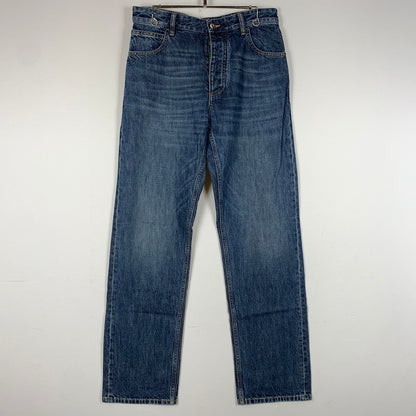 【中古品】【メンズ】 BOTTEGA VENETA ボッテガベネタ DENIM PANTS 710238 V2EN0 デニムパンツ ボトムス ストレートジーンズ 152-260818-ko-27-teih サイズ：46 カラー：インディゴ 万代Net店