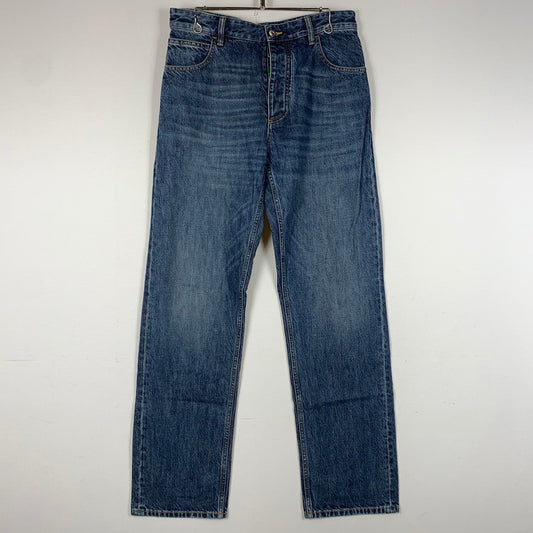 【中古品】【メンズ】 BOTTEGA VENETA ボッテガベネタ DENIM PANTS 710238 V2EN0 デニムパンツ ボトムス ストレートジーンズ 152-260818-ko-27-teih サイズ：46 カラー：インディゴ 万代Net店