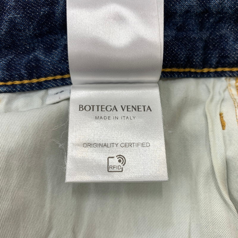 【中古品】【メンズ】 BOTTEGA VENETA ボッテガベネタ DENIM PANTS 710238 V2EN0 デニムパンツ ボトムス ストレートジーンズ 152-260818-ko-27-teih サイズ：46 カラー：インディゴ 万代Net店