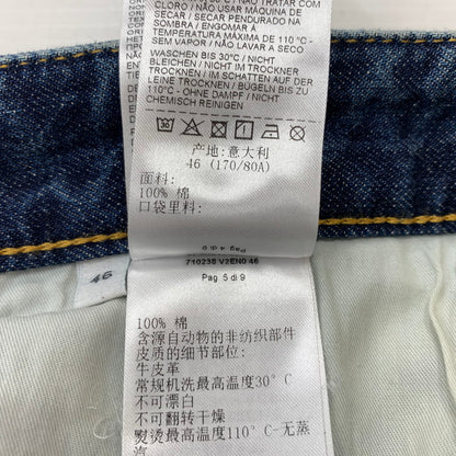 【中古品】【メンズ】 BOTTEGA VENETA ボッテガベネタ DENIM PANTS 710238 V2EN0 デニムパンツ ボトムス ストレートジーンズ 152-260818-ko-27-teih サイズ：46 カラー：インディゴ 万代Net店