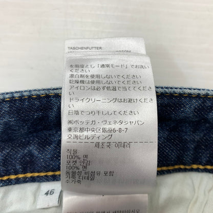 【中古品】【メンズ】 BOTTEGA VENETA ボッテガベネタ DENIM PANTS 710238 V2EN0 デニムパンツ ボトムス ストレートジーンズ 152-260818-ko-27-teih サイズ：46 カラー：インディゴ 万代Net店