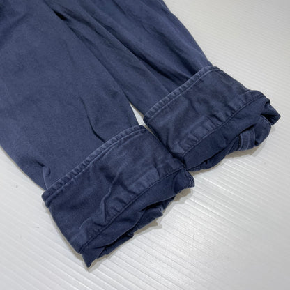 【現状渡し品】【メンズ】 PRADA プラダ TRIANGLE LOGO COTTON SHIRT UJL92A トライアングル ロゴ コットンシャツ 長袖 トップス 141-260818-ko-14-teih サイズ：M カラー：ネイビー 万代Net店