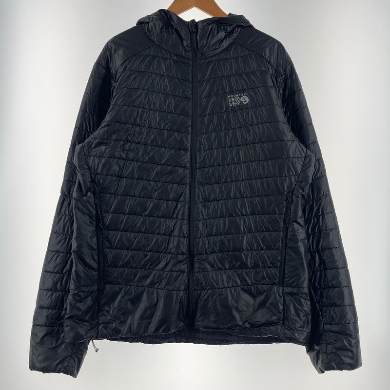 【現状渡し品】【メンズ】 MOUNTAIN HARDWEAR マウンテンハードウェア GHOST SHADOW HOODIE OM8593 ゴーストシャドウ フーディ ライトアウター 中綿ジャケット 144-260818-ko-16-teih サイズ：L カラー：ブラック 万代Net店