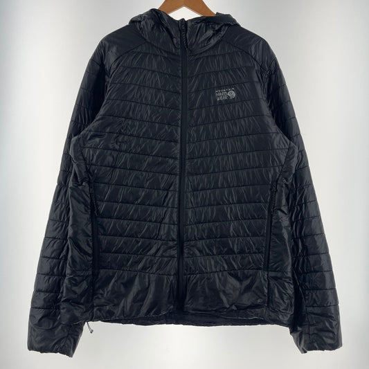 【現状渡し品】【メンズ】 MOUNTAIN HARDWEAR マウンテンハードウェア GHOST SHADOW HOODIE OM8593 ゴーストシャドウ フーディ ライトアウター 中綿ジャケット 144-260818-ko-16-teih サイズ：L カラー：ブラック 万代Net店