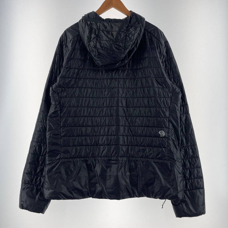 【現状渡し品】【メンズ】 MOUNTAIN HARDWEAR マウンテンハードウェア GHOST SHADOW HOODIE OM8593 ゴーストシャドウ フーディ ライトアウター 中綿ジャケット 144-260818-ko-16-teih サイズ：L カラー：ブラック 万代Net店