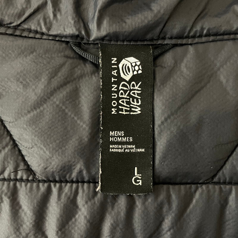 【現状渡し品】【メンズ】 MOUNTAIN HARDWEAR マウンテンハードウェア GHOST SHADOW HOODIE OM8593 ゴーストシャドウ フーディ ライトアウター 中綿ジャケット 144-260818-ko-16-teih サイズ：L カラー：ブラック 万代Net店
