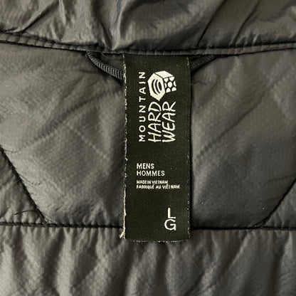 【現状渡し品】【メンズ】 MOUNTAIN HARDWEAR マウンテンハードウェア GHOST SHADOW HOODIE OM8593 ゴーストシャドウ フーディ ライトアウター 中綿ジャケット 144-260818-ko-16-teih サイズ：L カラー：ブラック 万代Net店