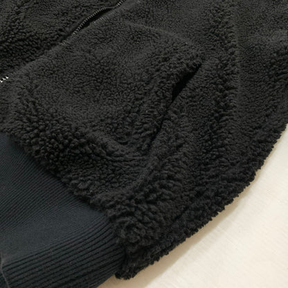 【現状渡し品】【メンズ】 STUSSY ステューシー FLEECE ZIP UP PARKER 118412 フリース ジップアップ パーカー ライトアウター 142-260818-ko-25-teih サイズ：L カラー：ブラック 万代Net店