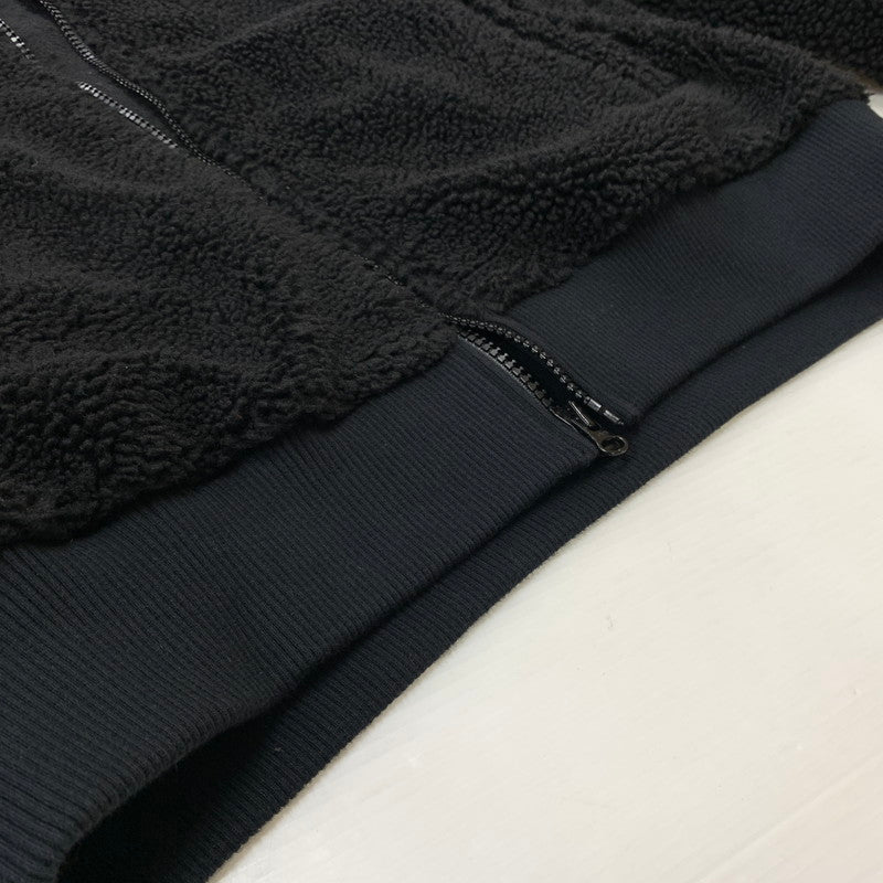 【現状渡し品】【メンズ】 STUSSY ステューシー FLEECE ZIP UP PARKER 118412 フリース ジップアップ パーカー ライトアウター 142-260818-ko-25-teih サイズ：L カラー：ブラック 万代Net店
