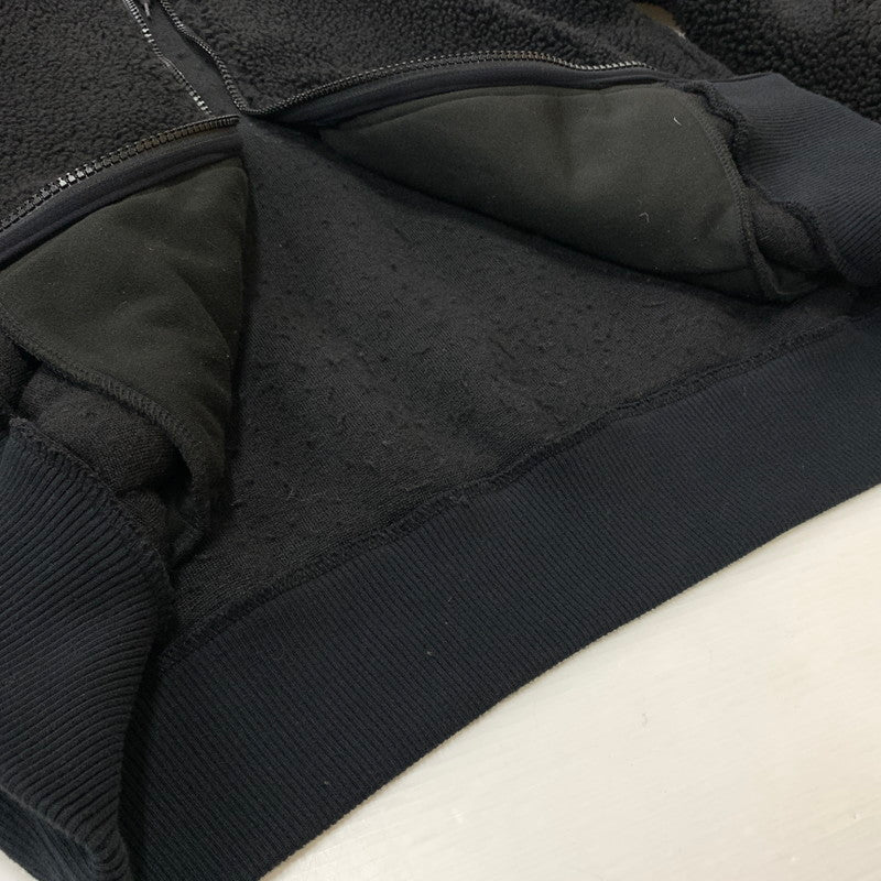 【現状渡し品】【メンズ】 STUSSY ステューシー FLEECE ZIP UP PARKER 118412 フリース ジップアップ パーカー ライトアウター 142-260818-ko-25-teih サイズ：L カラー：ブラック 万代Net店