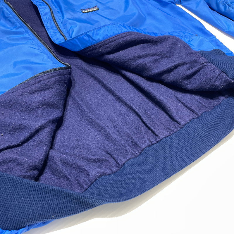 【現状渡し品】【メンズ】 PATAGONIA パタゴニア 80-90's SHELLED SYNCHILLA JACKET VINTAGE 80-90年代 シェル シンチラ ジャケット ライトアウター ヴィンテージ 144-260818-ko-22-teih サイズ：L カラー：ブルー 万代Net店