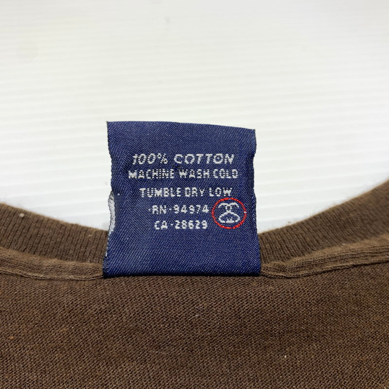 【中古品】【メンズ】 STUSSY ステューシー 4 LIFE S/S TEE MADE IN USA 4ライフ ショートスリーブ Tシャツ 半袖 トップス USA製 142-260818-ko-06-teih サイズ：XL カラー：ブラウン 万代Net店
