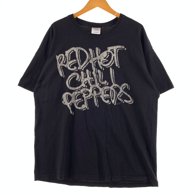 【中古品】【メンズ】 HANES ヘインズ RED HOT CHILI PEPPERS 2010 S/S TEE レッドホット チリペッパーズ ショートスリーブ Tシャツ 半袖 トップス 145-260818-ko-10-teih サイズ：XL カラー：ブラック 万代Net店