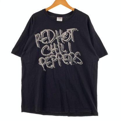 【中古品】【メンズ】 HANES ヘインズ RED HOT CHILI PEPPERS 2010 S/S TEE レッドホット チリペッパーズ ショートスリーブ Tシャツ 半袖 トップス 145-260818-ko-10-teih サイズ：XL カラー：ブラック 万代Net店