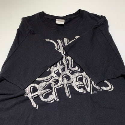 【中古品】【メンズ】 HANES ヘインズ RED HOT CHILI PEPPERS 2010 S/S TEE レッドホット チリペッパーズ ショートスリーブ Tシャツ 半袖 トップス 145-260818-ko-10-teih サイズ：XL カラー：ブラック 万代Net店