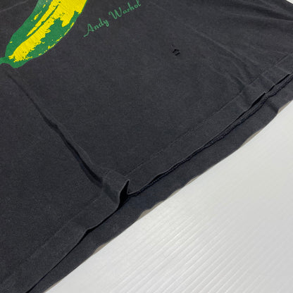 【現状渡し品】【メンズ】 UNKNOWN THE VELVET UNDERGROUND &NICO TEE VINTAGE ヴェルヴェット アンダーグラウンド＆ニコ Tシャツ 半袖 トップス ヴィンテージ 145-260818-ko-11-teih サイズ：不明 カラー：ブラック 万代Net店