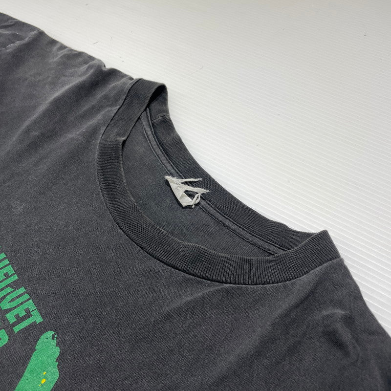 【現状渡し品】【メンズ】 UNKNOWN THE VELVET UNDERGROUND &NICO TEE VINTAGE ヴェルヴェット アンダーグラウンド＆ニコ Tシャツ 半袖 トップス ヴィンテージ 145-260818-ko-11-teih サイズ：不明 カラー：ブラック 万代Net店