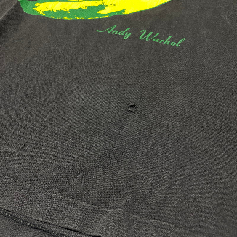 【現状渡し品】【メンズ】 UNKNOWN THE VELVET UNDERGROUND &NICO TEE VINTAGE ヴェルヴェット アンダーグラウンド＆ニコ Tシャツ 半袖 トップス ヴィンテージ 145-260818-ko-11-teih サイズ：不明 カラー：ブラック 万代Net店