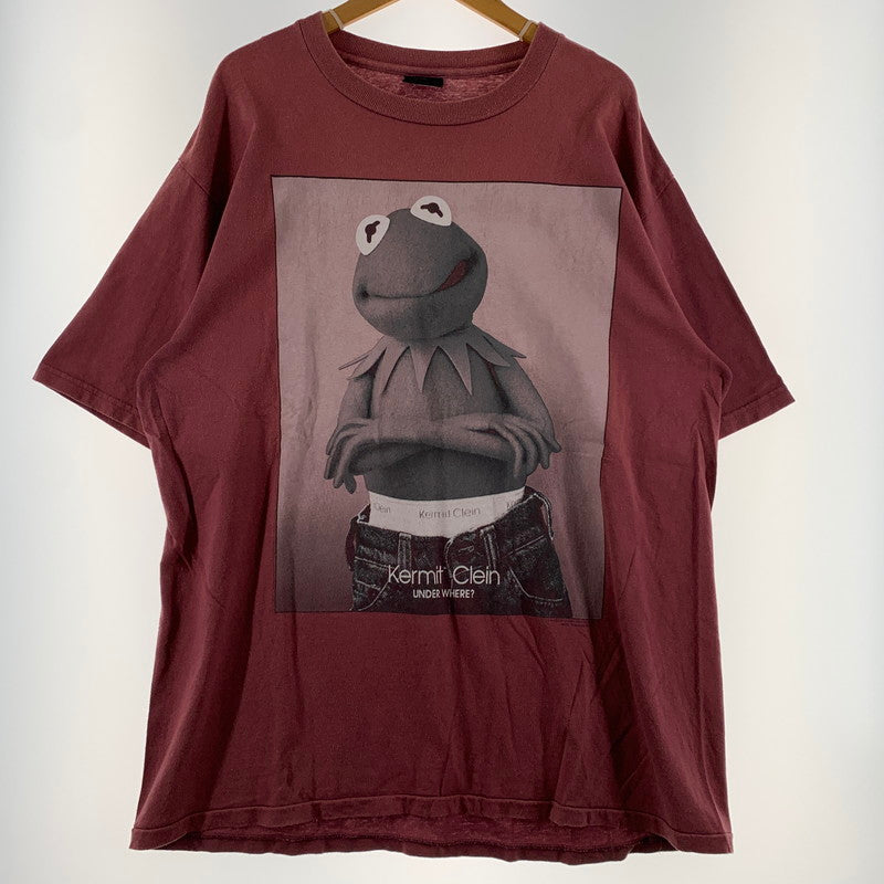 【現状渡し品】【メンズ】 CHANGES チェンジーズ KERMIT CLEIN S/S TEE カーミット クライン ショートスリーブ Tシャツ 半袖 トップス 145-260818-ko-08-teih サイズ：XL カラー：ピンク 万代Net店