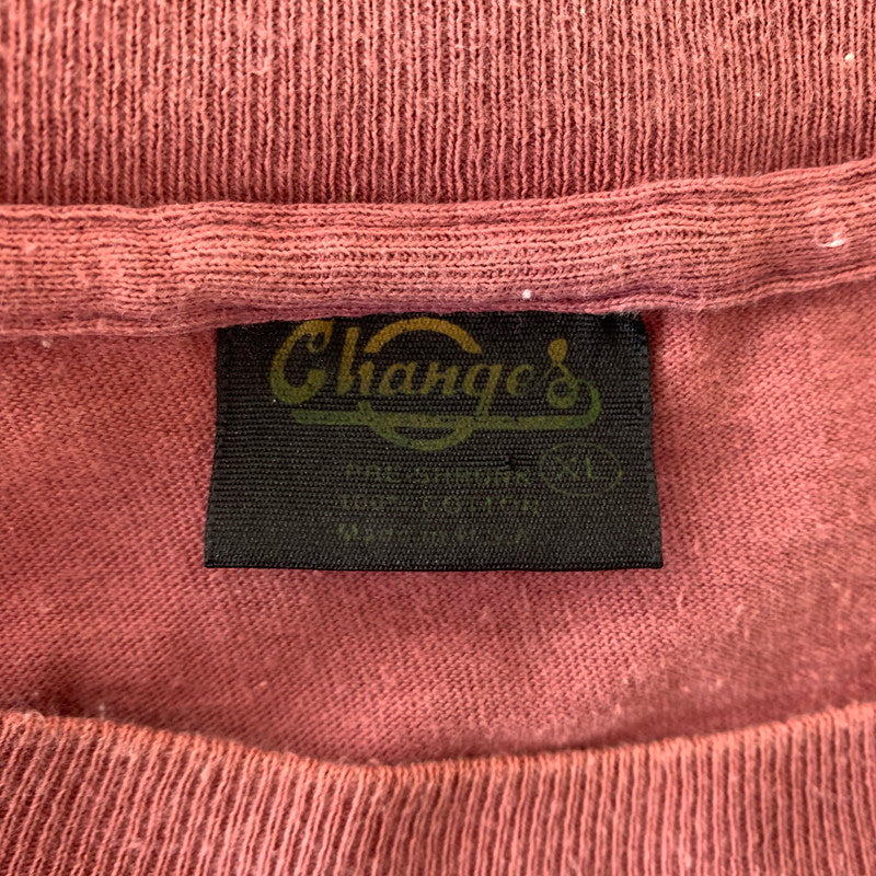 【現状渡し品】【メンズ】 CHANGES チェンジーズ KERMIT CLEIN S/S TEE カーミット クライン ショートスリーブ Tシャツ 半袖 トップス 145-260818-ko-08-teih サイズ：XL カラー：ピンク 万代Net店