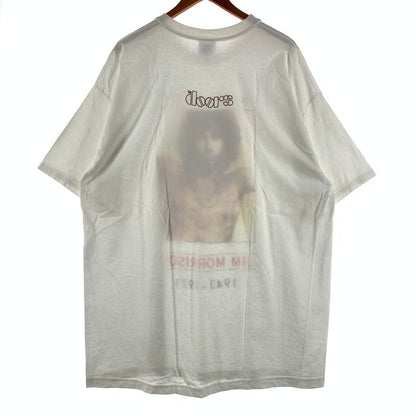 【中古品】【メンズ】 HANES ヘインズ JIM MORRISON S/S TEE ジム モリソン ショートスリーブ Tシャツ 半袖 トップス 145-260818-ko-07-teih サイズ：XL カラー：ホワイト 万代Net店