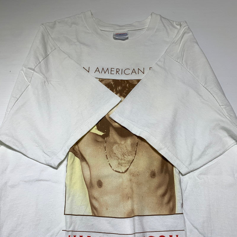 【中古品】【メンズ】 HANES ヘインズ JIM MORRISON S/S TEE ジム モリソン ショートスリーブ Tシャツ 半袖 トップス 145-260818-ko-07-teih サイズ：XL カラー：ホワイト 万代Net店