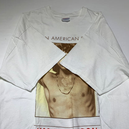 【中古品】【メンズ】 HANES ヘインズ JIM MORRISON S/S TEE ジム モリソン ショートスリーブ Tシャツ 半袖 トップス 145-260818-ko-07-teih サイズ：XL カラー：ホワイト 万代Net店