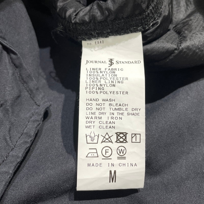 【現状渡し品】【メンズ】 JOURNAL STANDARD ジャーナルスタンダード ZIP UP JACKET 23-011-600-2300-3-0 ジップアップ ジャケット アウター 中綿ジャケット 147-260818-ko-13-teih サイズ：M カラー：ブラック系 万代Net店