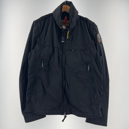 【中古品】【メンズ】 PARAJUMPERS パラジャンパーズ WINDBREAKER ZIP UP JACKET ウィンドブレーカー ジップアップ ジャケット ライトアウター 144-260818-ko-17-teih サイズ：M カラー：ブラック 万代Net店